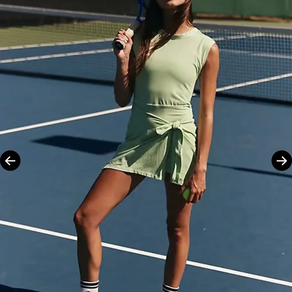 FP Movement Green Sleeveless Wrap Mini Dress - Picture 1 of 6